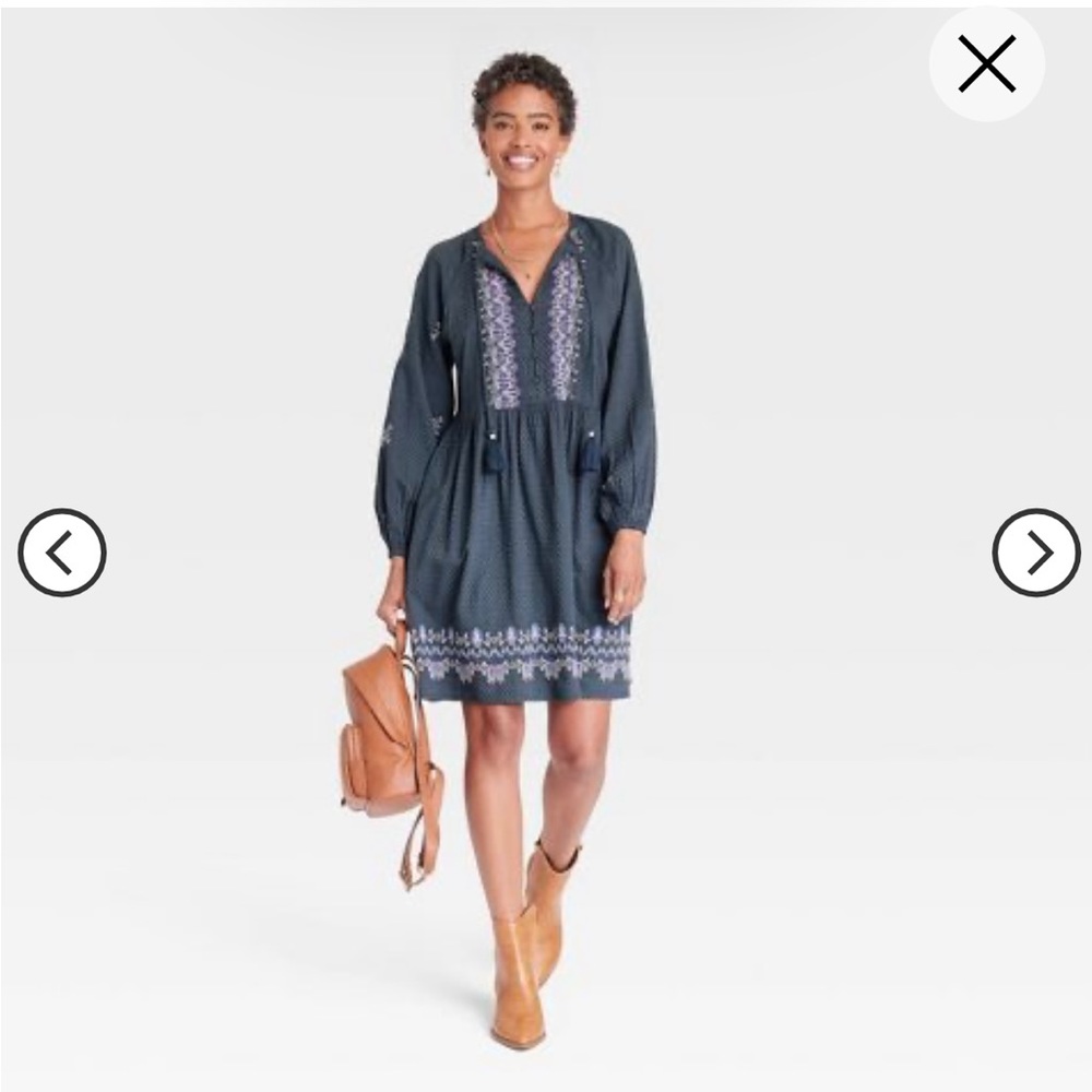 Knox Rose Balloon Sleeve Dress